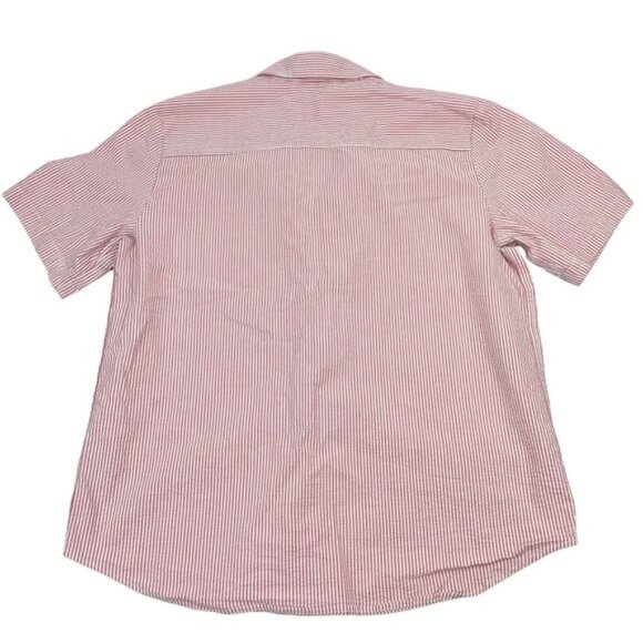 TNA Aritzia Baltimore Button Up Striped Short Sleeve Sz XS - Picture 6 of 6